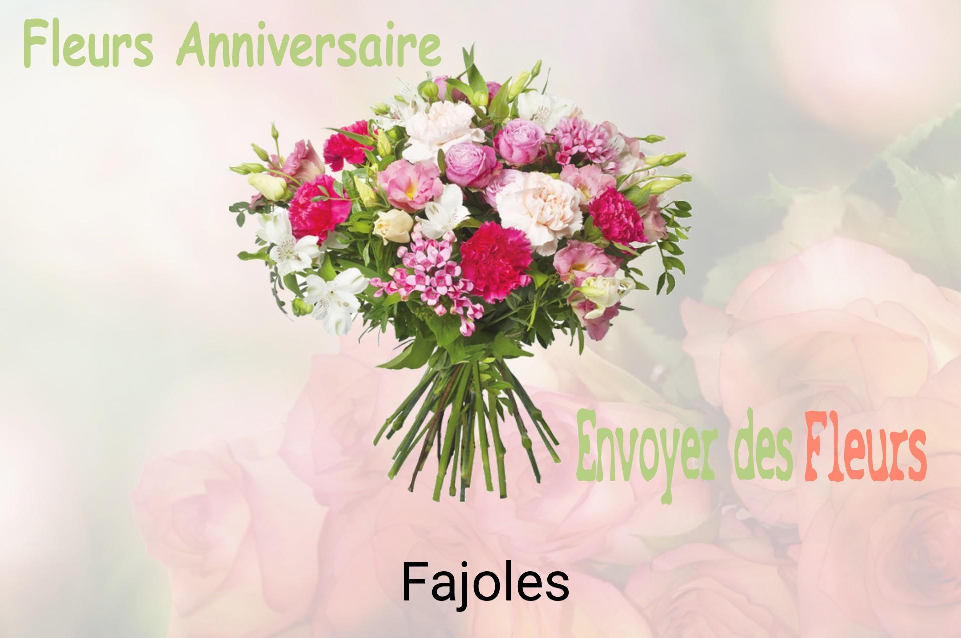 Bouquet de fleurs d’anniversaire livré à Fajoles